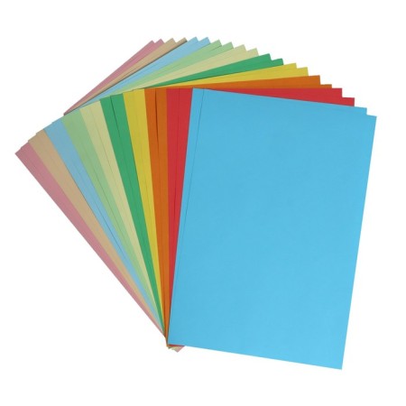 Two -way paper A4, 20 sheets, 10 colors, tinted-1