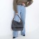 Load bag with lightning, external pocket, gray color