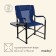 Tourist chair Maclay, table with a cup holder, 63x47x94 cm, blue color