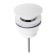 Bottom valve 565-111, stainless steel, white