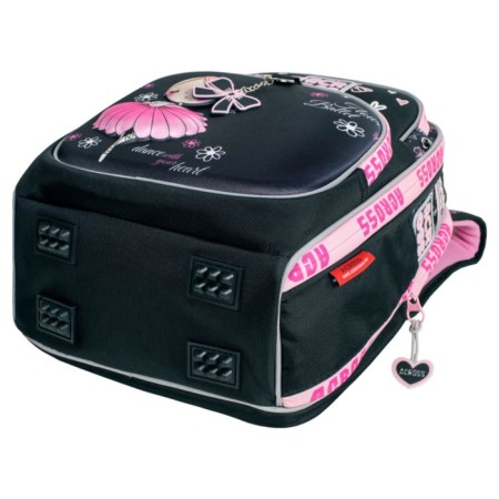 School backpack by Ergon. Spray Across 178 35*26*14 Virgo + Pen, Burner Cher/Rose 24-178-7-5