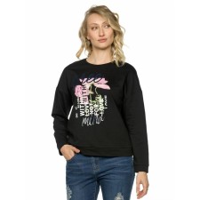 Women's sweatshirt, size XXS, black color