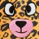 Bath cap with children's applique "Leopard"