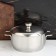 Classic-Prima pan, 2.5 l, d = 20 cm, capsule bottom, with a heat distribution layer, metal cover