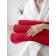 Tainted tange Guten Morgen, 400 gr, size 70x140 cm, red color