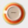 Boronnik Ceramic Dolyana "India", 600 ml, D = 13.5 cm, Orange color