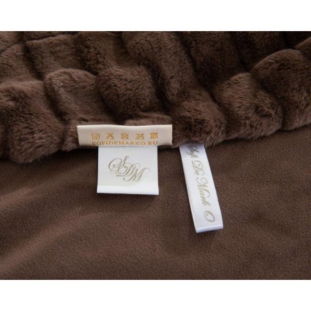 Climeninine bedspread, size 160x220 cm, chocolate color-6
