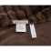 Climeninine bedspread, size 160x220 cm, chocolate color
