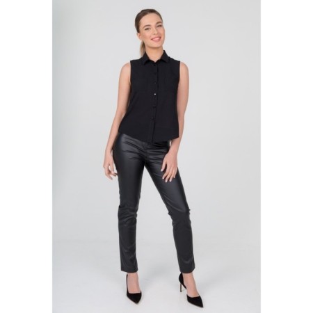 Women's blouse with an open back, size 52-1