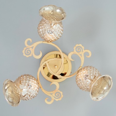 Frezi chandelier 3he27 40W gold 54x54x28 cm Bayerlux-3