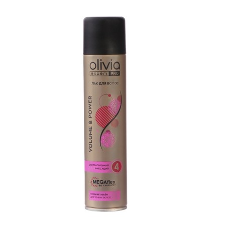 Hair varnish Extracular fixation Olivia Expert Pro Persistent volume, 300 ml