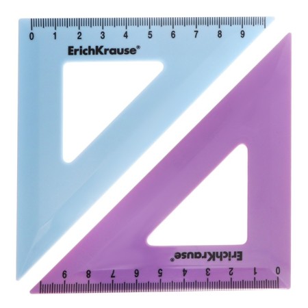 Triangle 45*/ 9 cm Erichkrause Manga, plastic, in box display, mix-1