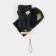 Mechanical female umbrella, 6 knitting needles, black color.