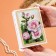 Casket "Tender Roses", white, 10 × 14 cm, lacquer miniature