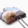 Baby mittens for lawsuit Minaku dinosaur 13 cm blue