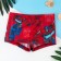 Bathing swimming trunks for the boy "Optimus Prime", transformers, height 98-104 (30), red color