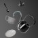 Teapot made of stainless steel Orchid, 1 l, silver color