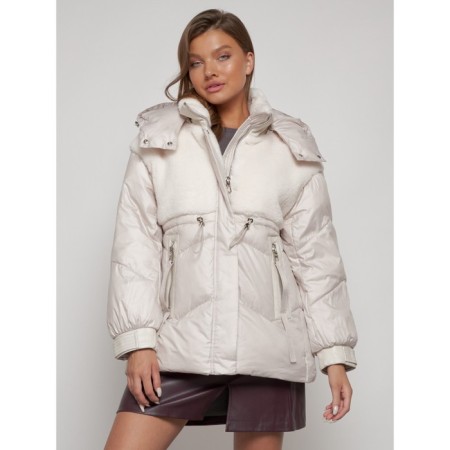 Winter jacket, size 42, beige color-18