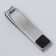 Kusachki-penniper manicure, with a file, rubberized pen, 6 cm, black/silver color