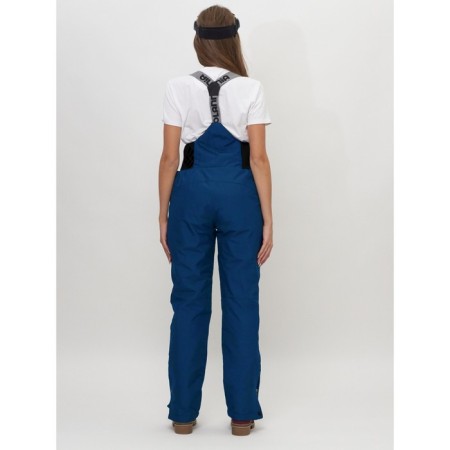 Ski-loving pants, size 42, dark blue color-9