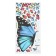 Interior plastic sticker "Flight of butterflies" 30x60 cm