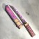 Wooden souvenir "Tanto knife", in a scabbard, purple