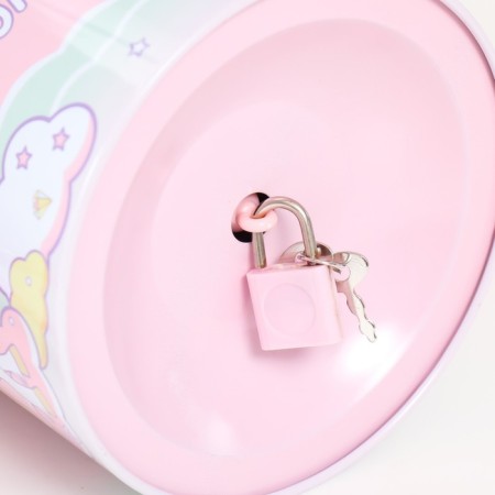 Piggy bank Metal "Fairytale plots. Circle" MIX 12.5x12.5x11 cm-4