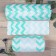 Nature Anatomy position, zigzag print, mint color