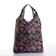 Household bag on the button, folding, blue/multi -colored color