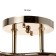 Causte "Erion" 2he27 40W gold 44x18x24 cm Bayerlux
