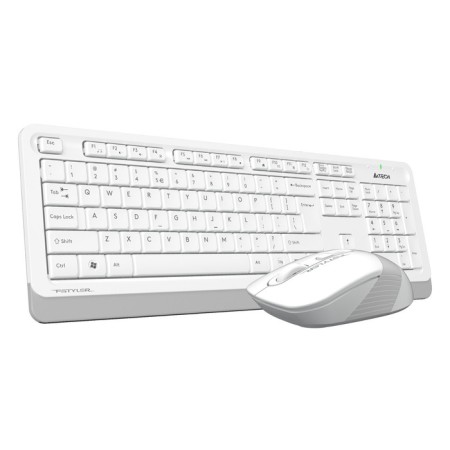 Keyboard + Mouse A4Tech FSTYLER FG1010S CLAV: White/Gray Mouse: White/Gray USB Wireless 103388-9