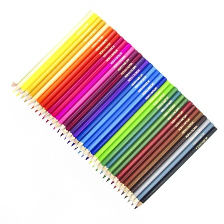 Color Pencils Red Lion 3555 36 CV, tree, hexagon, cardboard. UPAK, euro -ores-1
