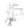 Cersanit GEO A63039 shell mixer, drain set,