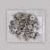 Installation button, alpha (S-shaped), d = 15 mm, nickel color
