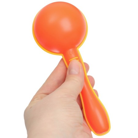 Rattle "Marakas", 15 cm., Color mix, crush me-3