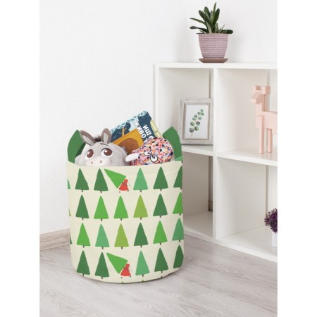Toy basket "stole a Christmas tree, size 35x35 cm