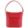 Female bag, genuine leather, red 27x12x47 cm