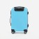 Small 20 suitcase, "Cartes factory", lightning department, code castle, 4 wheels, blue color