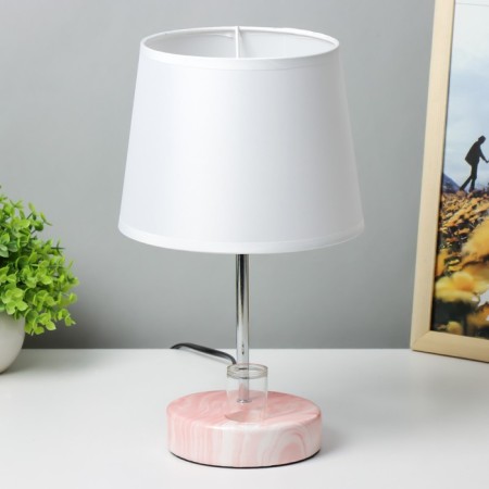 Aelita table lamp 1x40W E14 pink 18x18x31cm Risalux