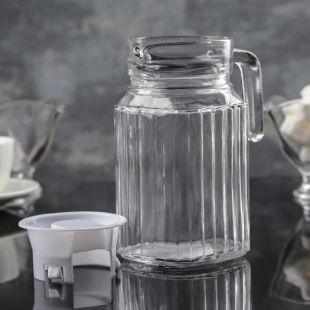 Glass jug with a cap "Favorite", 500 ml, color mix-3