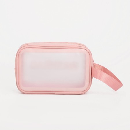 Lightning cosmetic bag, pink color-1