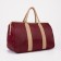 Road bag with lightning, burgundy color