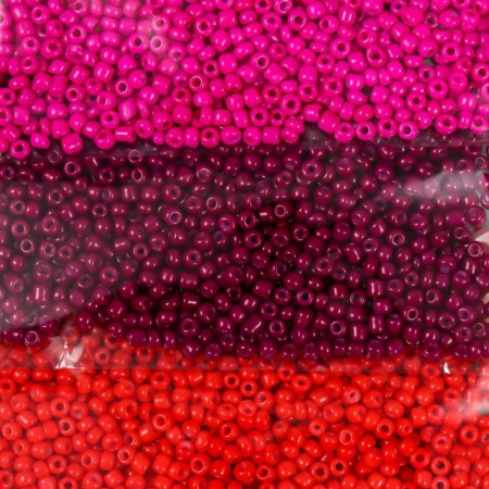 Round 12/0 "palette pink" 5 colors x 20 g 20x8x0.7 cm-1