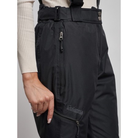 Semi -combinezone ski insulated female winter, size 48, black color-8