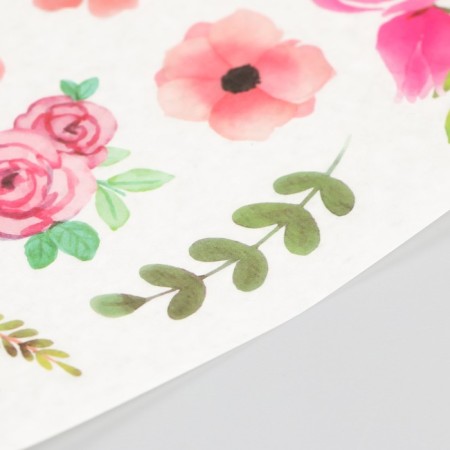 Stick paper "Fragrant flowers" set of 6 sheets 18.6x10 cm-4