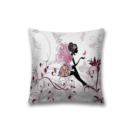 Decorative pillowcase "thoughtful fairy", on a zipper, size 45x45 cm
