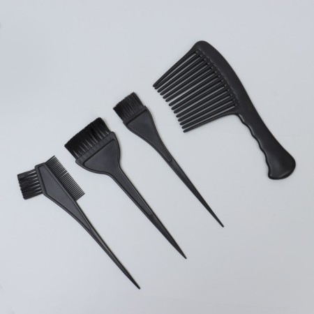 Set for hair dyeing, 23 objects, black color-1