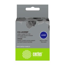Картридж ленточный Cactus CS-LK5RBP черный для Epson LW400/LW700/LW600P/LW1000P/K400/Z700/Z   107409