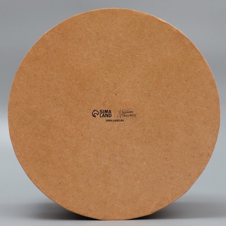 Box Gift Round "New Year's Botanika", 14.5 x 22.6 cm, New Year-5
