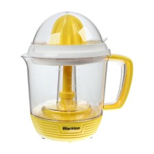 Blackton BT J1112 juicer, for citrus fruits, 25 watts, 1.2 l, 54 rpm, white-yellow